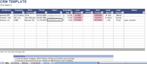 CRM-template