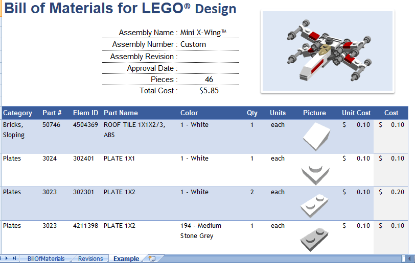 Bill of Materials