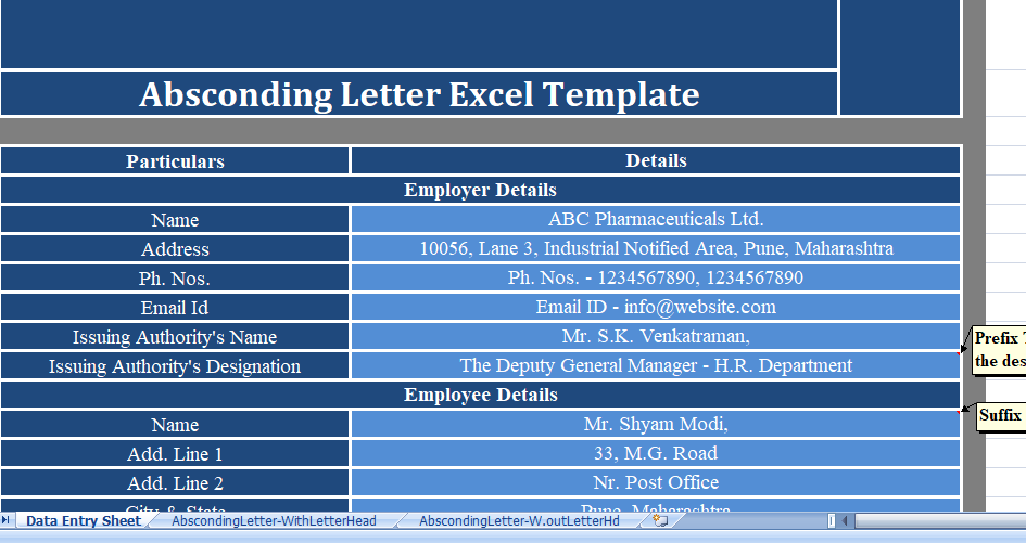 Absconding-Letter-Excel-Template