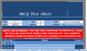 MCQ-Test-Sheet