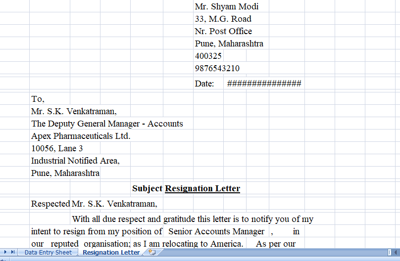 Professional-Resignation-Letter