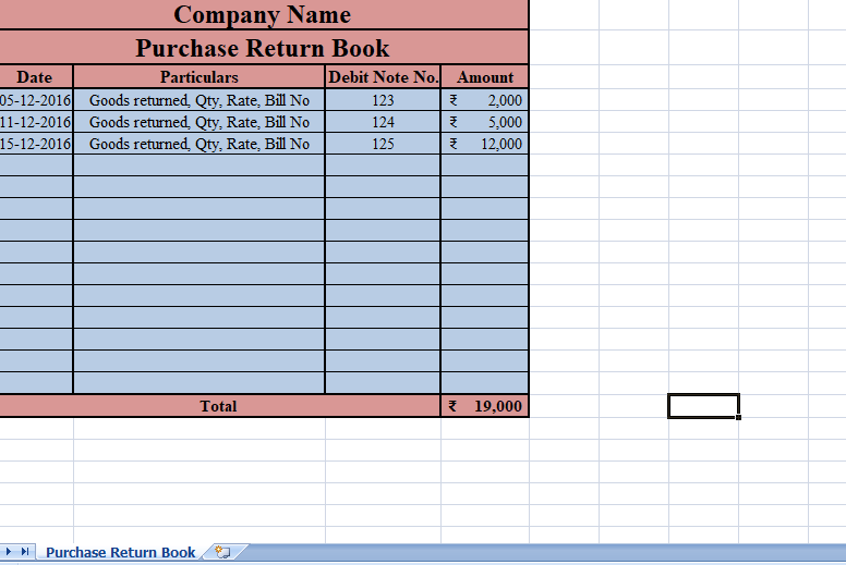 Purchase-Return-Book