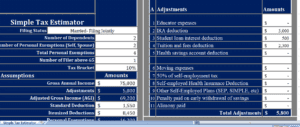 Simple-Tax-Estimator