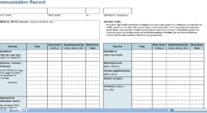immunization-record