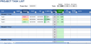 project-task-list