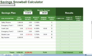 savings snowball