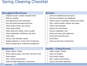 spring-cleaning-checklist
