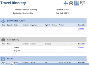 travel-itinerary