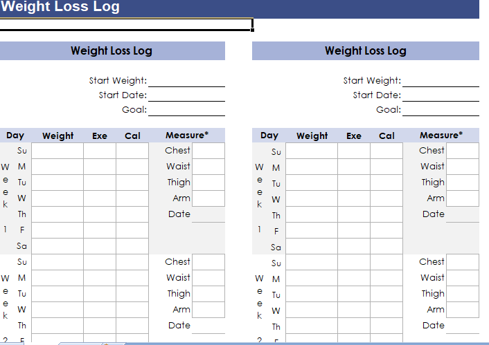 weight-loss-log
