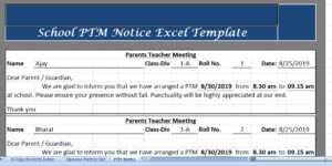 School-PTM-Notice-Excel-Template