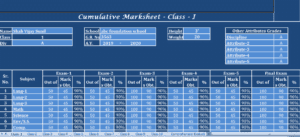 Student-Comprehensive-Progress-Report