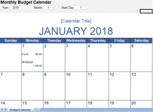 budget-calendar