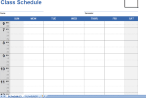 class-schedule
