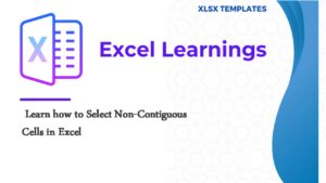 Select Non-Contiguous Cells in Excel