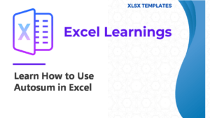 autosum in excel