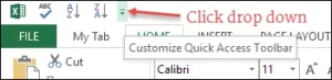 click-drop-down