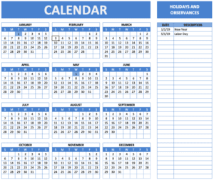Holiday-and-Observance-Calendar-Blue