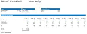 Uneven Cash Flow Calculator